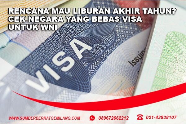 negara yang bebas visa untuk wni