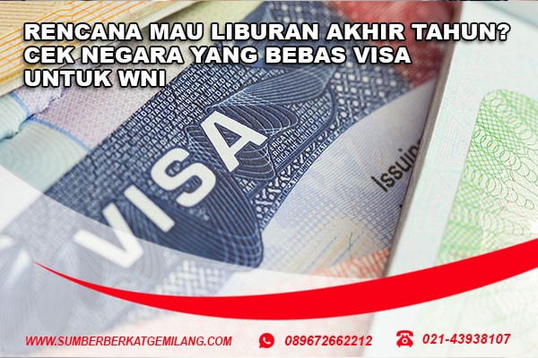 negara yang bebas visa untuk wni